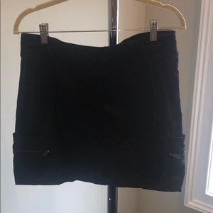 Athleta Black mini skort